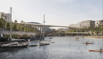 The proposed plans for the new bridge crossings across the River Wear.