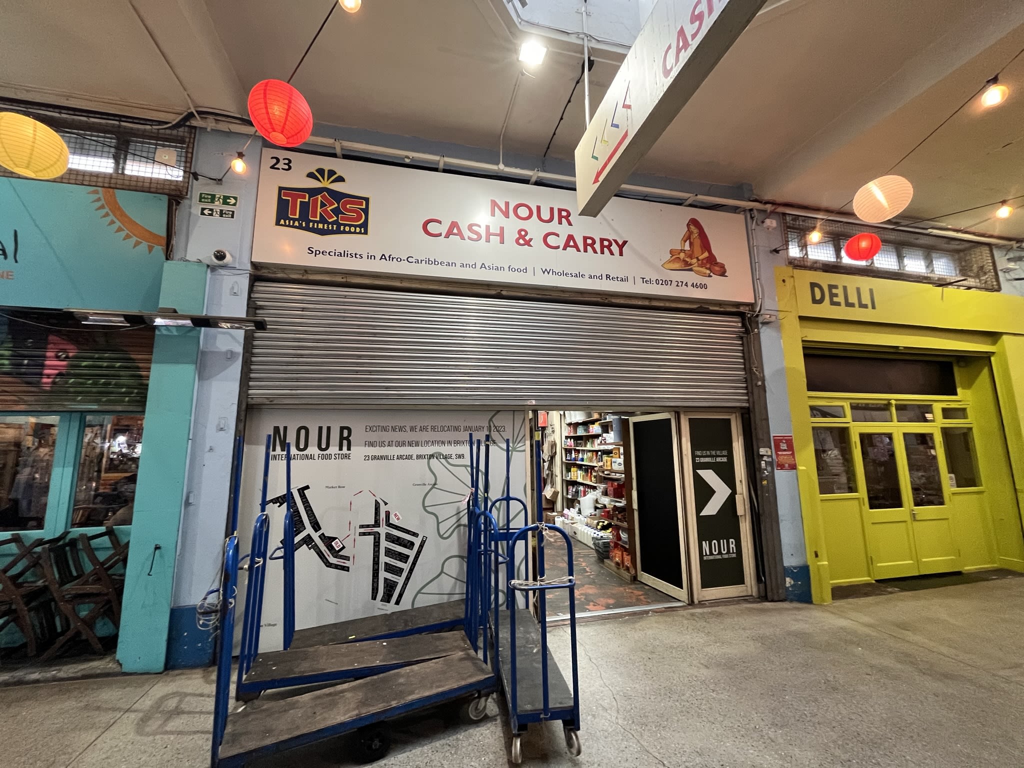 Photo of Nour Cash and Carry shop front in Market Row