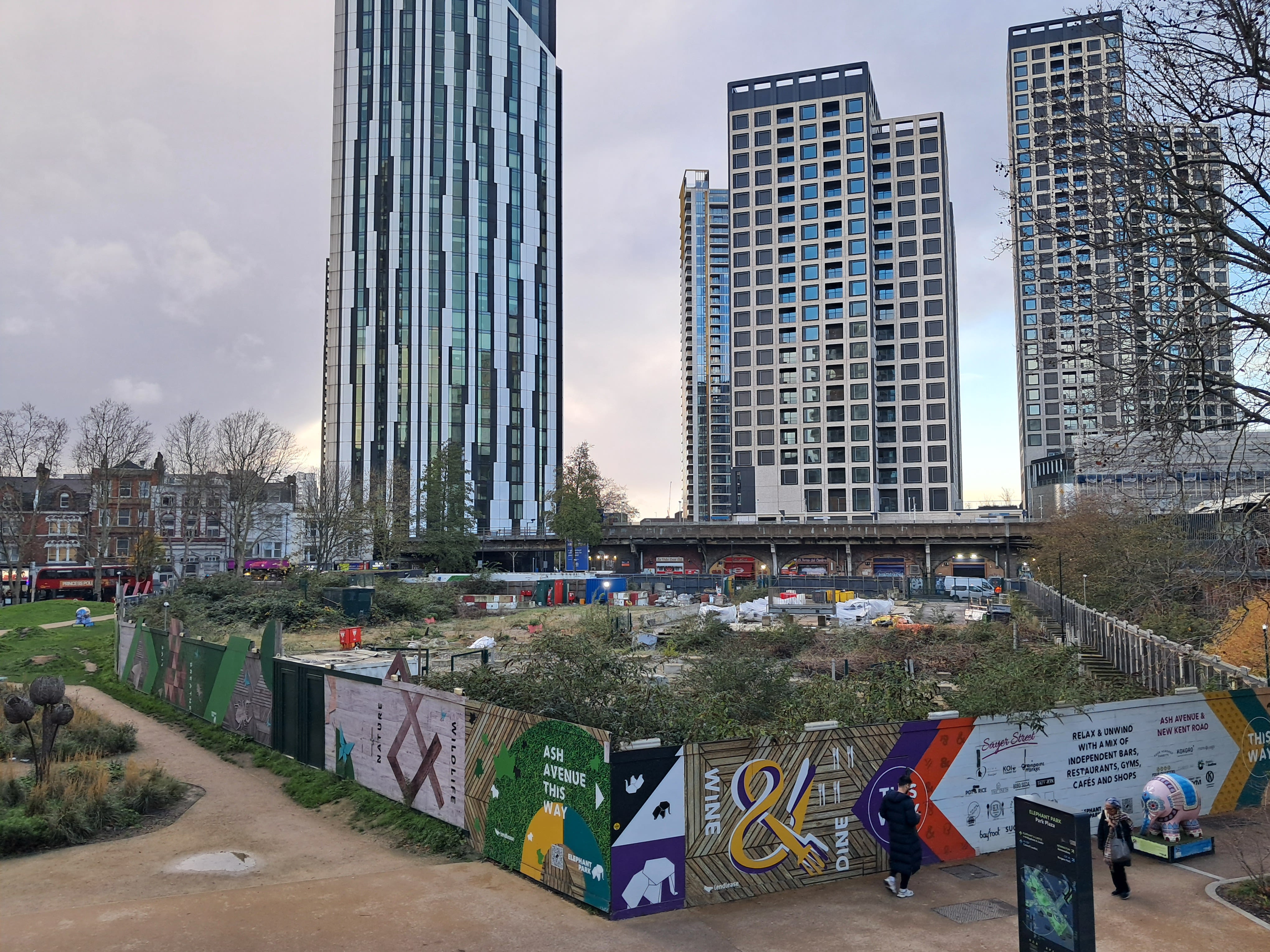 Building site near Elephant Park