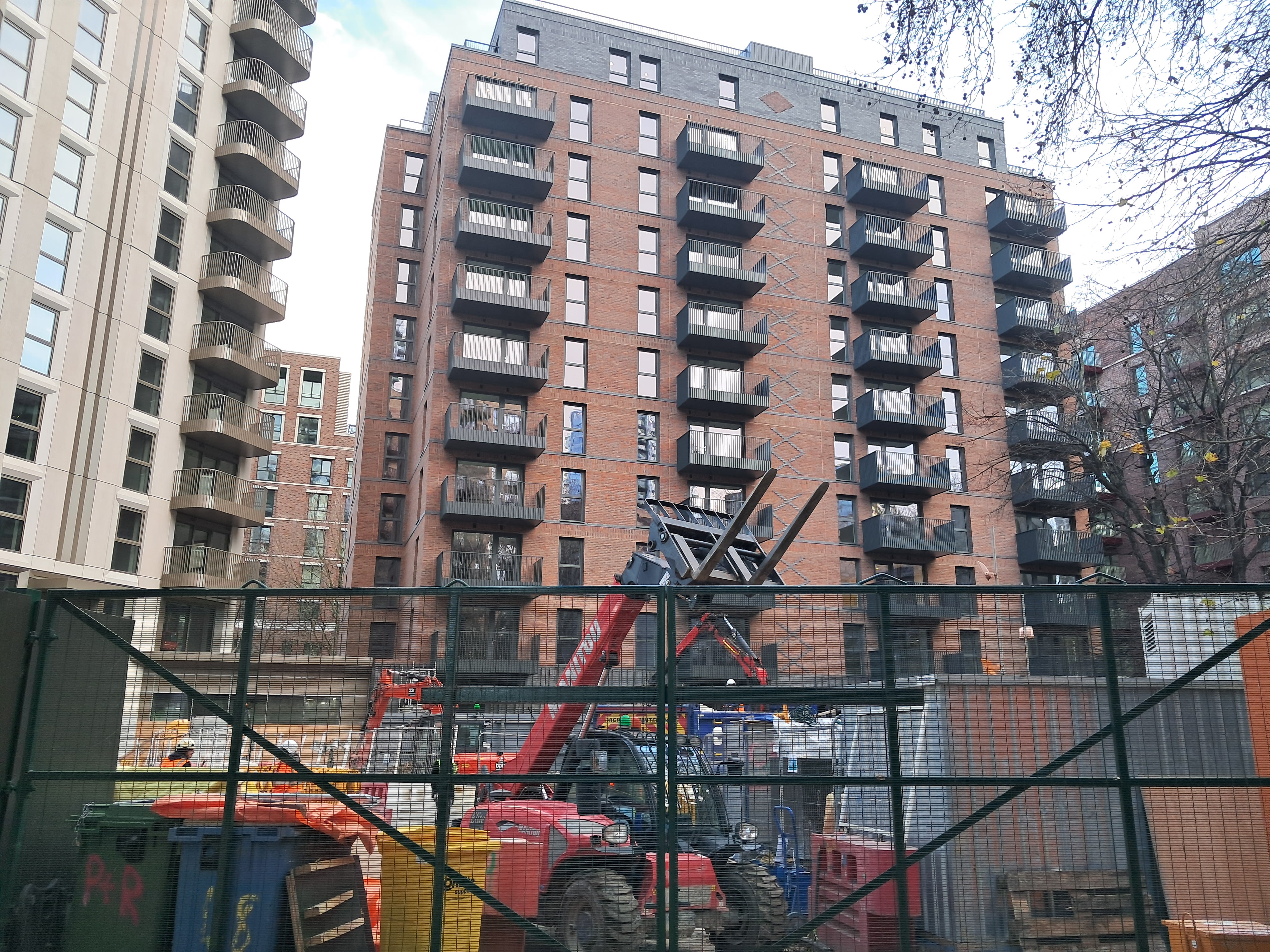 Construction site near Elephant Park