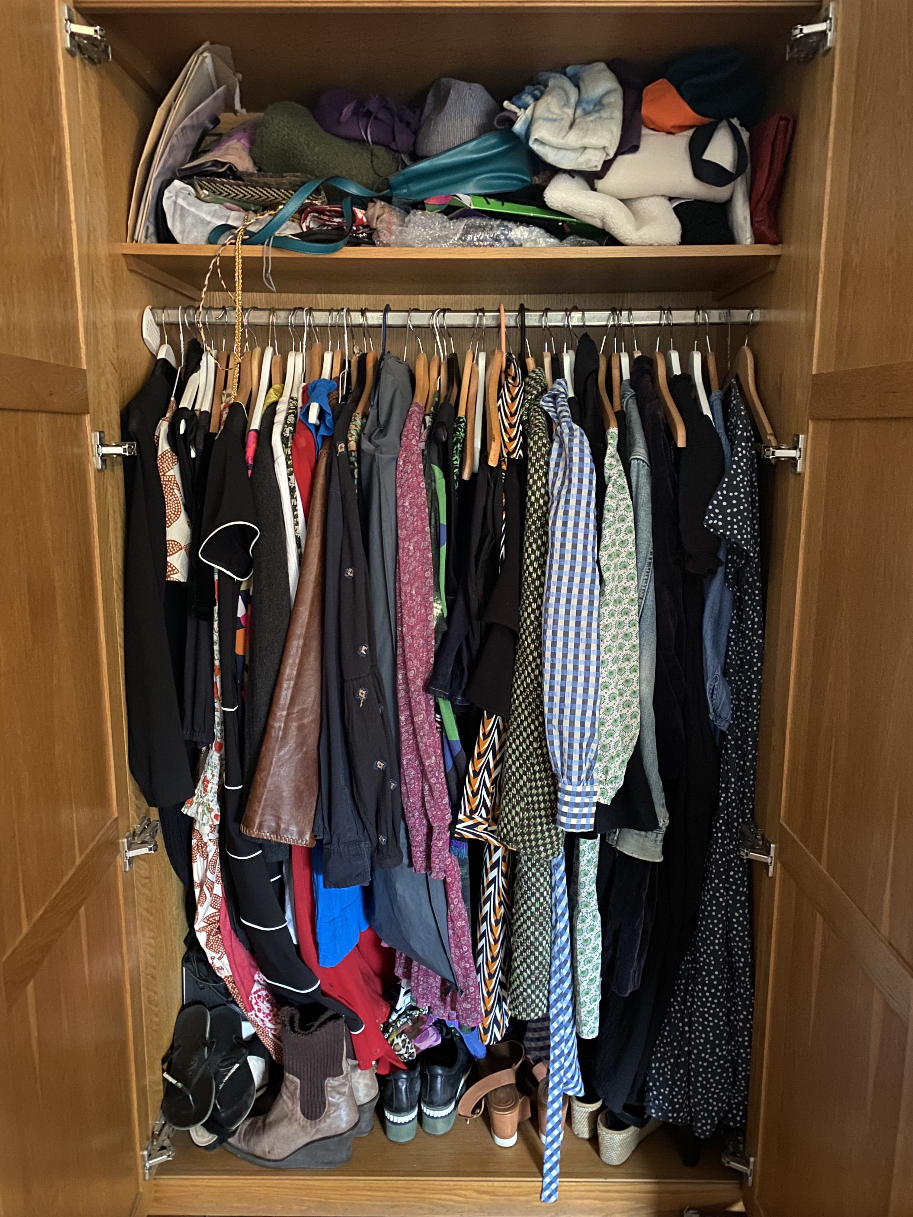 assorted-color clothes